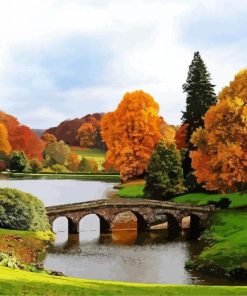 English Landscape Garden paint by numbers