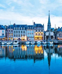 Aesthetic Honfleur In France paint by number