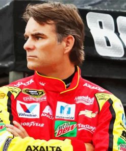 Jeff Gordon paint by numbers