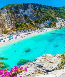 Lefkas Island paint by numbers