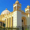 Morazán Plaza San Salvador Buildings paint by numbers