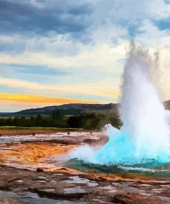 Natural Hot Springs paint by numbers