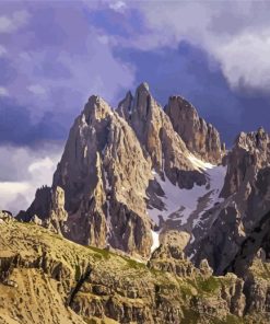 Italy Mountains paint by numbers