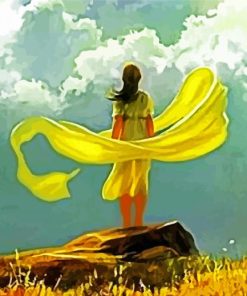 Prairie Woman Art paint by numbers