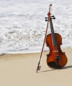 Violin Beach paint by numbers