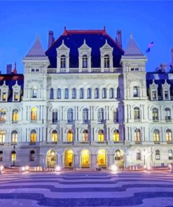 Albany New York State Capitol paint by number