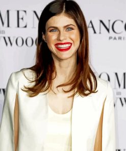 Alexandra Daddario Actress paint by numbers