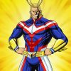 All Might Illustration paint by number