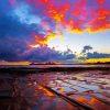 Amazing Australian Landscape At Sunset paint by number