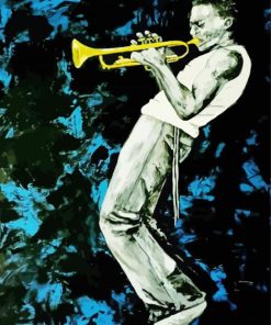 American Trumpeter Miles Davis Art paint by number