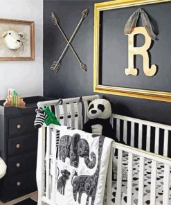 Baby Boy Nursery paint by number