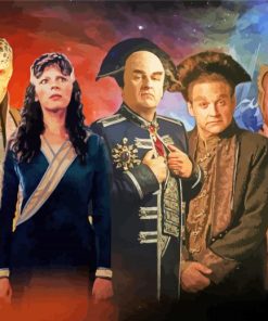 Babylon 5 Actors paint by number