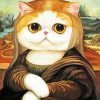 Beautiful Mona Lisa Cat paint by numbers