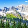 Beautiful North Cascades National Park paint by numbers