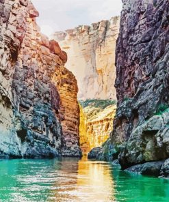 Big Bend National Park Mountains paint by numbers