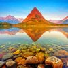 Big Sky Country Glacier National Park paint by number
