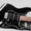 Black Fender Stratocaster paint by number