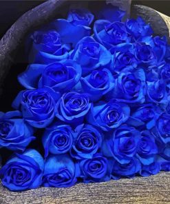 Blue Bouquet paint by number