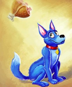 Blue Dog Art paint by numbers