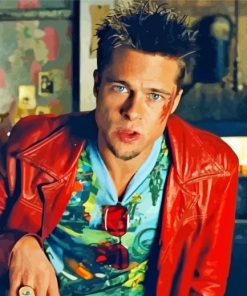 Brad Pitt Tyler Durden paint by number