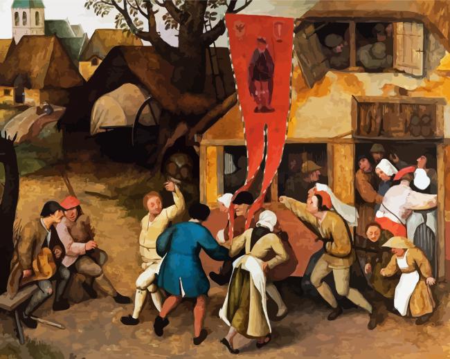 Bruegel Painting paint by numbers