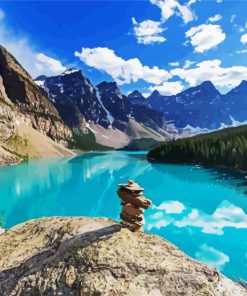 Canada Landscape paint by numbers
