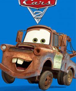 Cars 2 Character paint by numbers