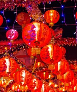 The Chinese Lanterns paint by number