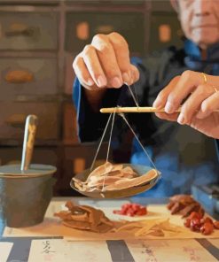 Chinese Medicine Tools paint by numbers