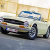 Classic TR6 Car paint by numbers