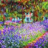 Claude Monet Lilac Irises Flowers paint by number