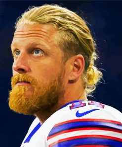 Cole Beasley Buffalo Bills Footballer paint by number