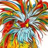 Colorful Chikeens paint by numbers