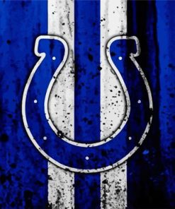 Colts Logo paint by number