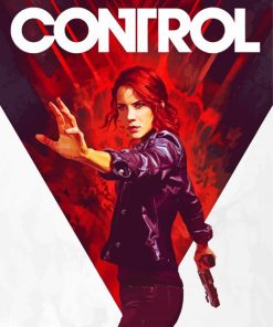 Control Video Game Poster paint by number