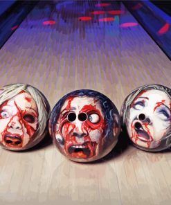 Cool Bowling Balls paint by number