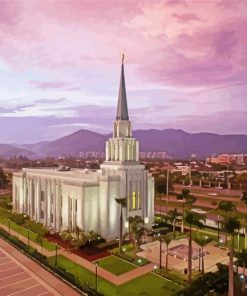 Curitiba Brazil Temple Brezil paint by number