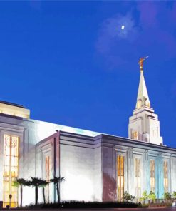 Curitiba Brazil Temple paint by number