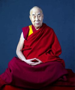 Dalai Lama paint by number