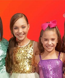 Dance Moms Cast Kids paint by numbers