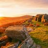 Dartmoor National Park At Sunset paint by numbers