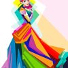 Disney Princess Pop Art paint by number