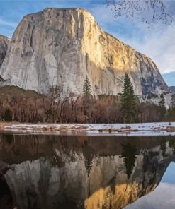 El Capitan Reflection paint by numbers