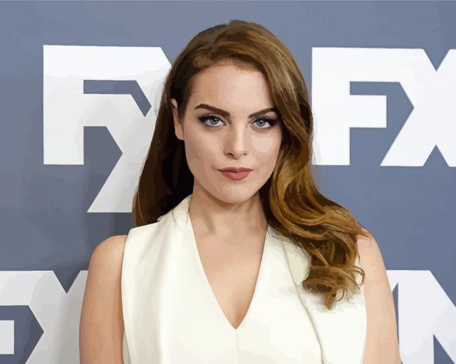 Elizabeth Gillies Actress paint by number