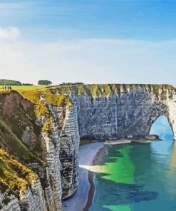 Etretat Seascape paint by number