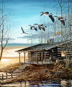 Evening Retreat By Terry Redlin paint by number