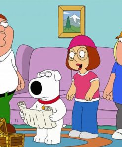 Family Guy Animation paint by numbers