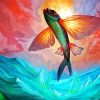 Fantasy Fly Fish paint by number