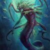 Fantasy Dagon Monster paint by number