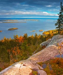 Finland Koli National Park paint by number